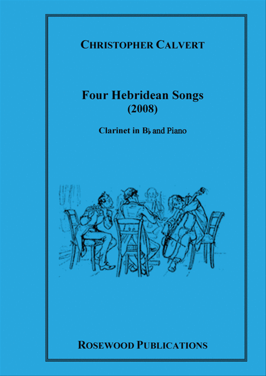 Four Hebridean Songs (2008) Clarinet Solo scores gallery preview page 1