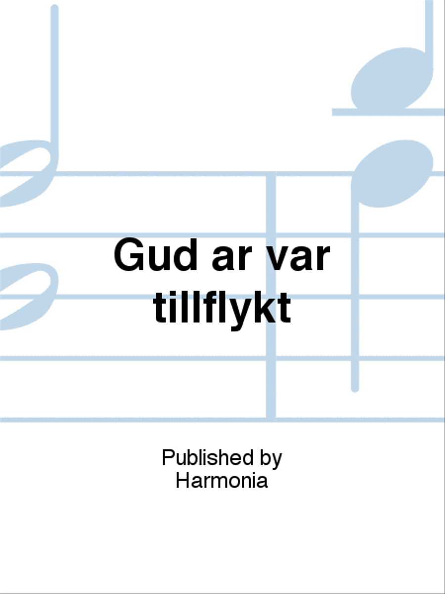 Gud är var tillflykt 4-Part scores gallery preview page 1