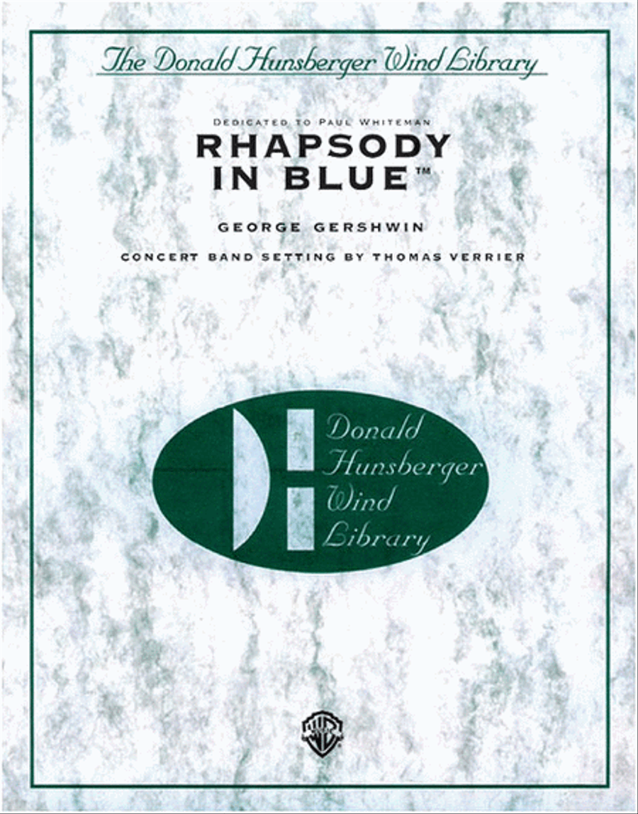 Rhapsody in Blue Concert Band scores gallery preview page 1