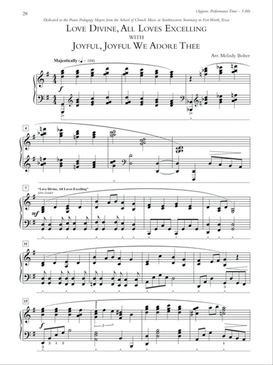 A Call to Worship Piano Solo scores gallery preview page 5
