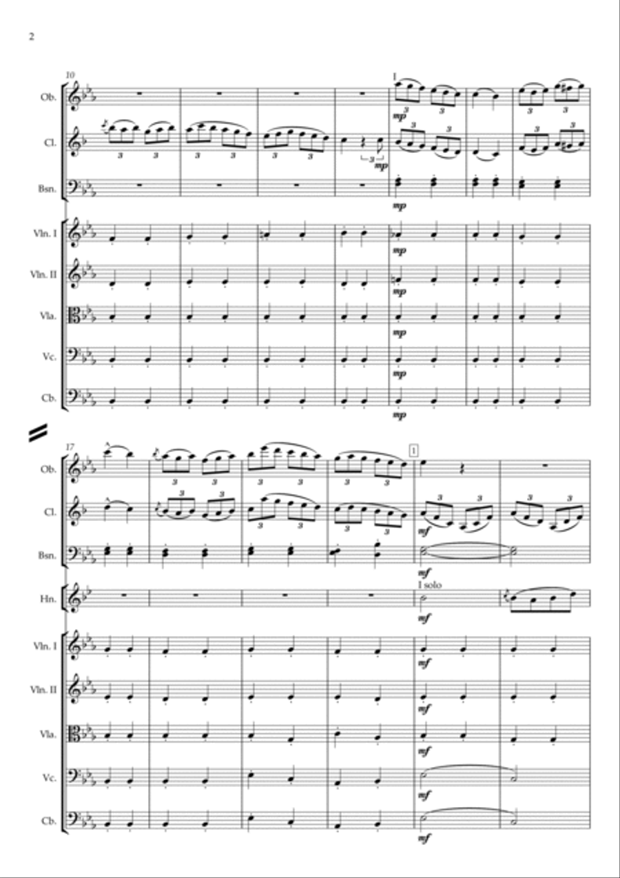 Ballet 'The Magic Drum' (Scene 11) Full Orchestra scores gallery preview page 2