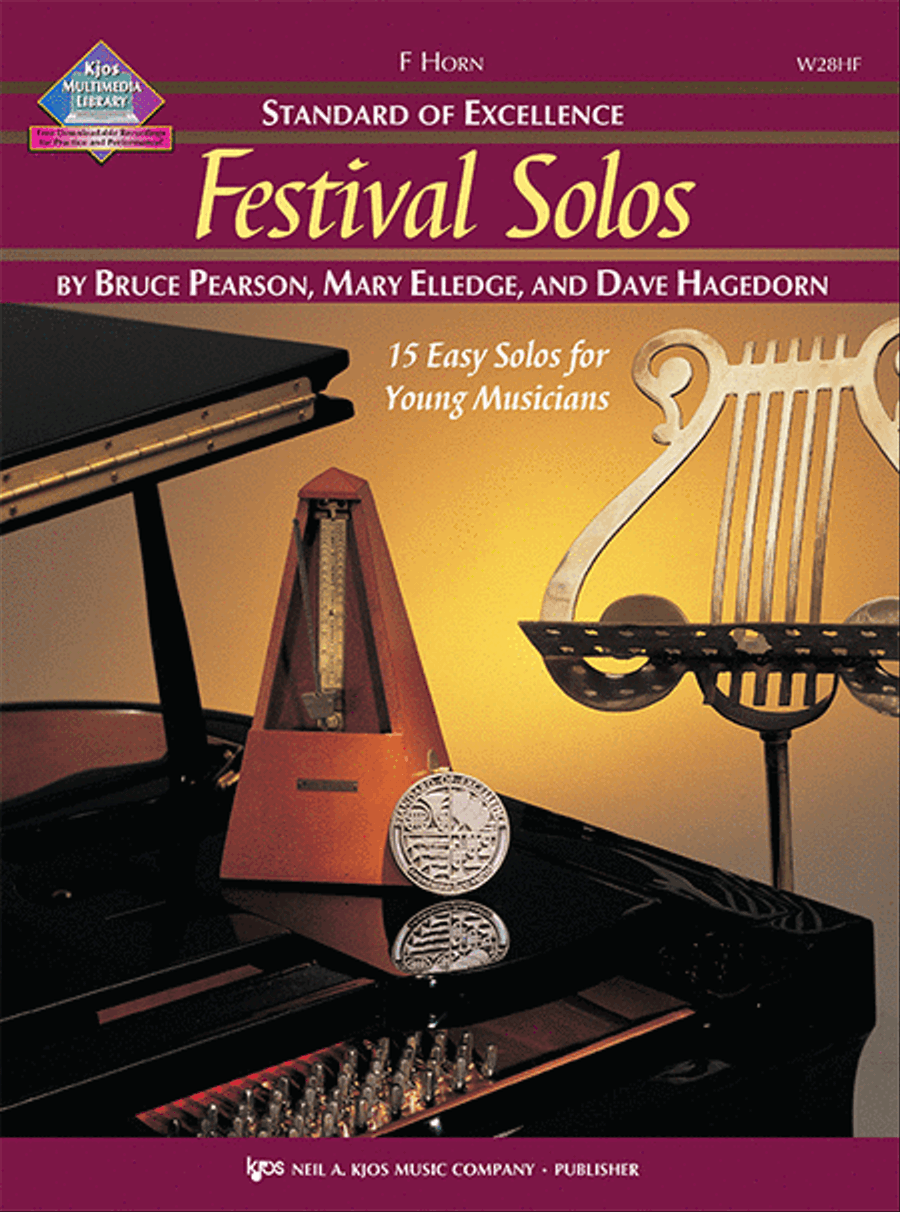 Standard of Excellence: Festival Solos - French Horn Concert Band Methods scores gallery preview page 1
