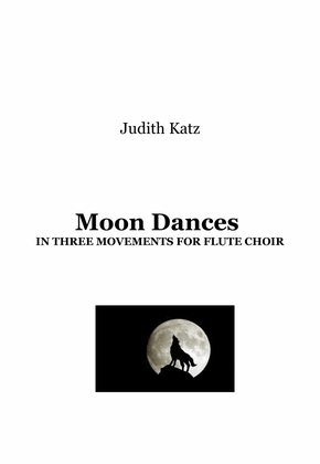 Book cover for Moon Dances - for flute choir