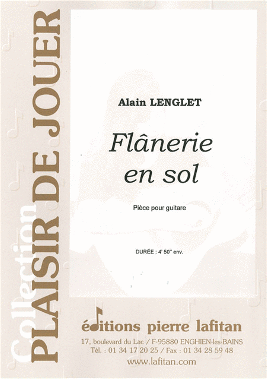 Flânerie En Sol Flânerie En Sol Guitar scores gallery preview page 1