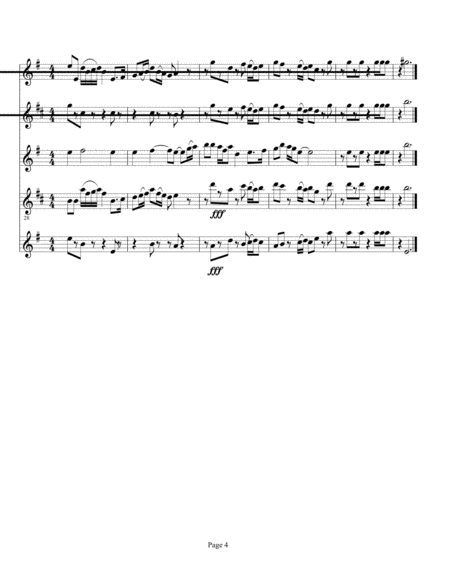 Holst Suite in F - Movement 3 Song of the Blacksmith - for Sax Quintet image number null