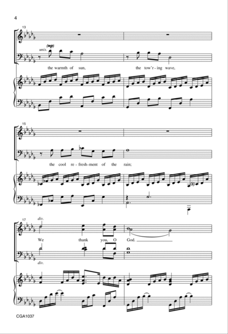 For All That Is 4-Part scores gallery preview page 4