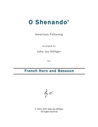 Shenandoah for French Horn and Bassoon