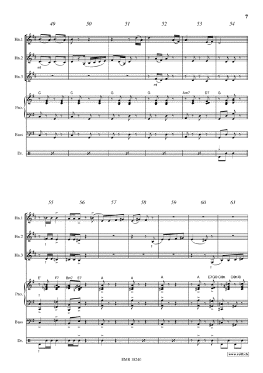Yankee Doodle Horn scores gallery preview page 7