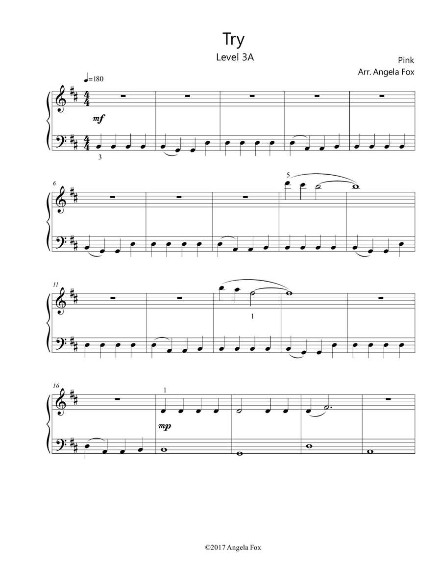 Try Easy Piano scores gallery preview page 2