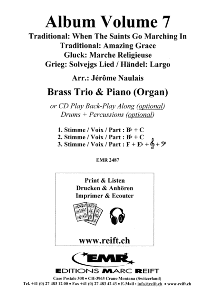 Album Volume 7 Brass Trio scores gallery preview page 2