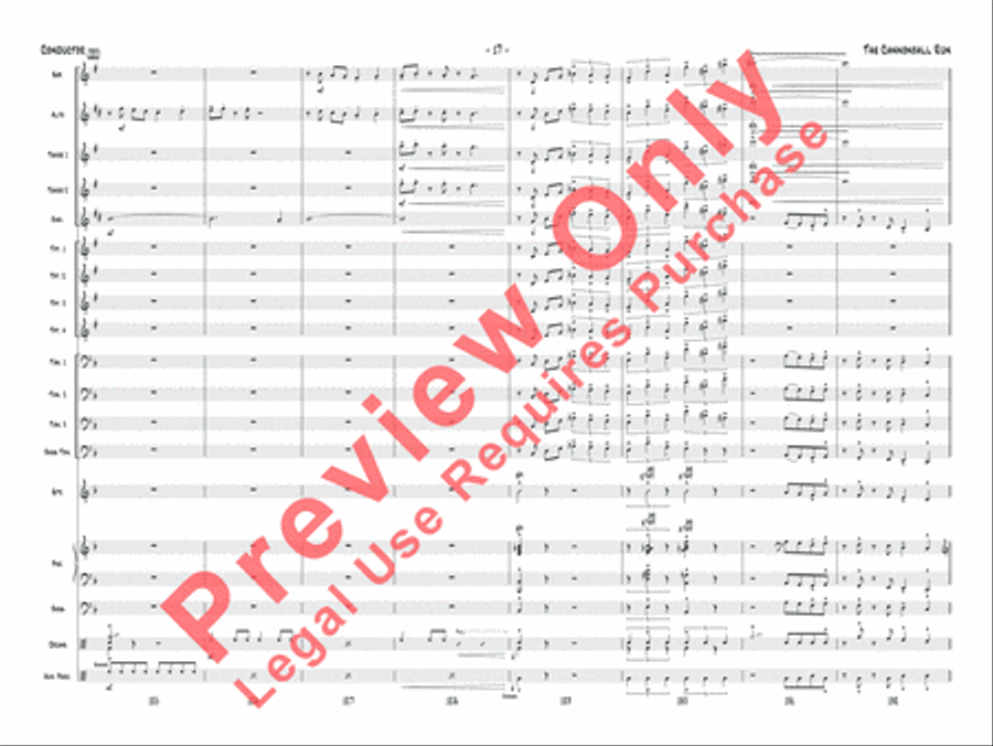 The Cannonball Run Jazz Ensemble scores gallery preview page 18