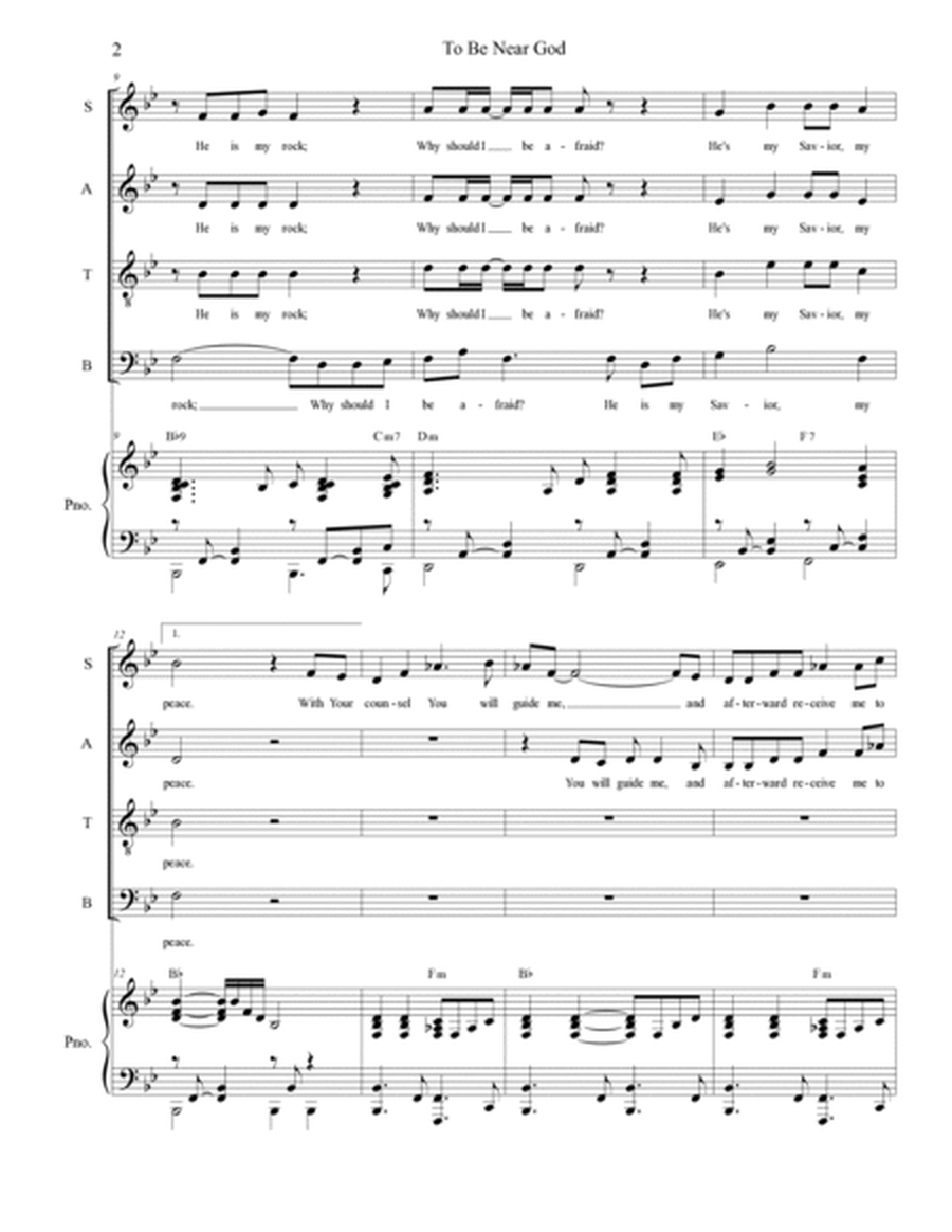 To Be Near God (SATB) image number null