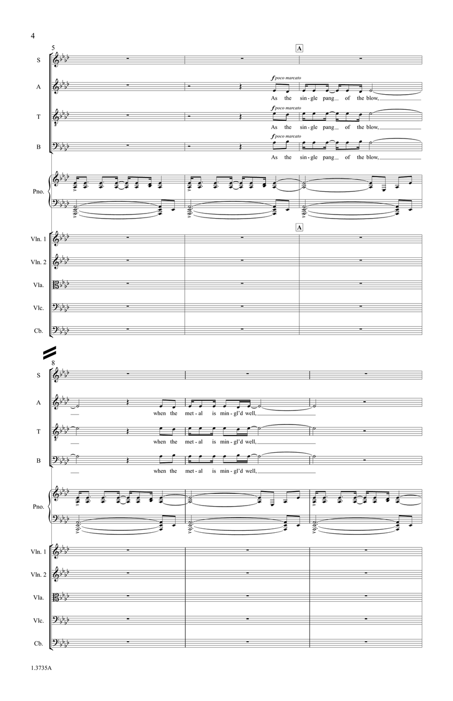 Tropic Rain Choir scores gallery preview page 6
