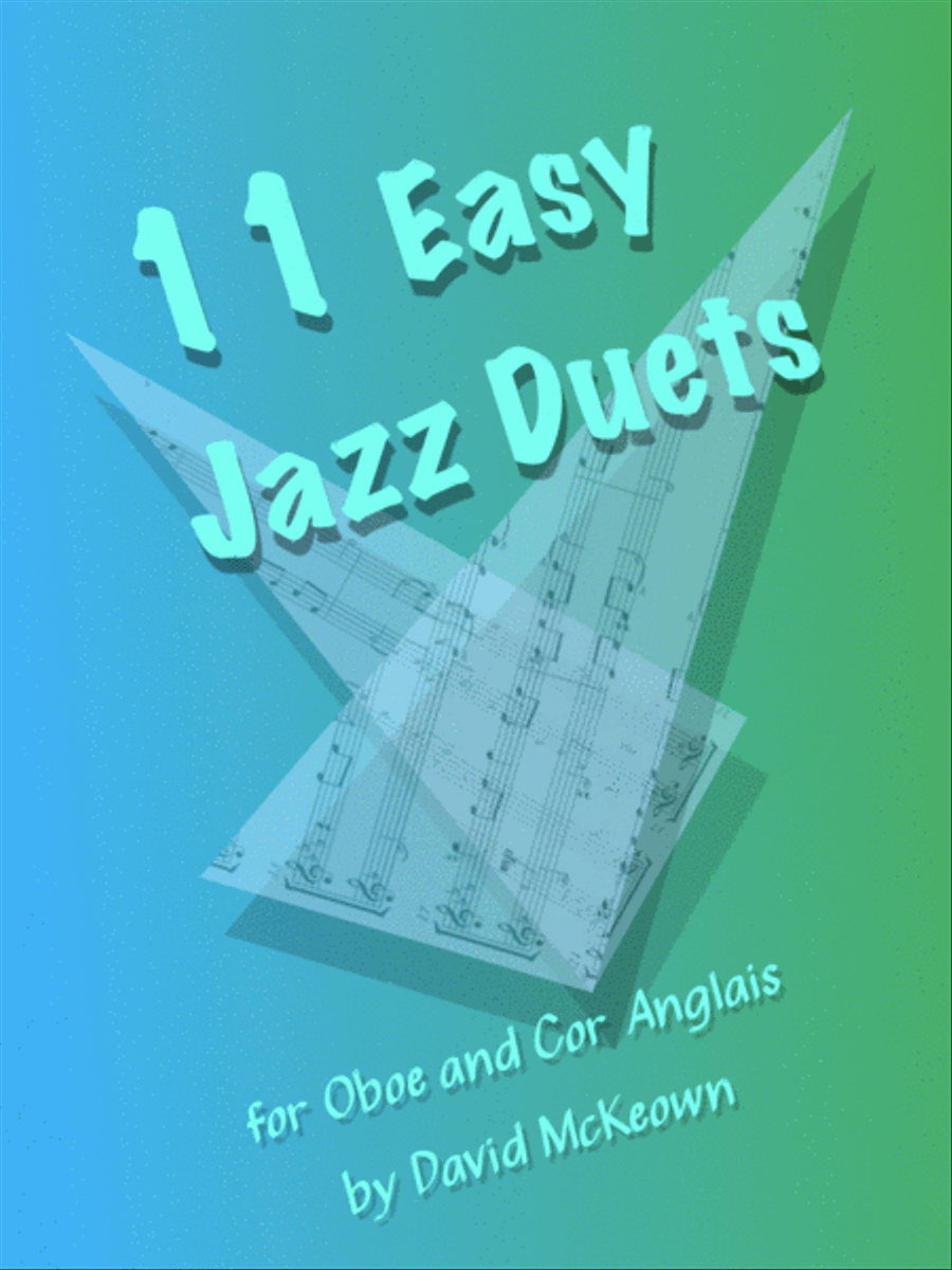 11 Easy Jazz Duets for Oboe and Cor Anglais Woodwind Duet scores gallery preview page 1