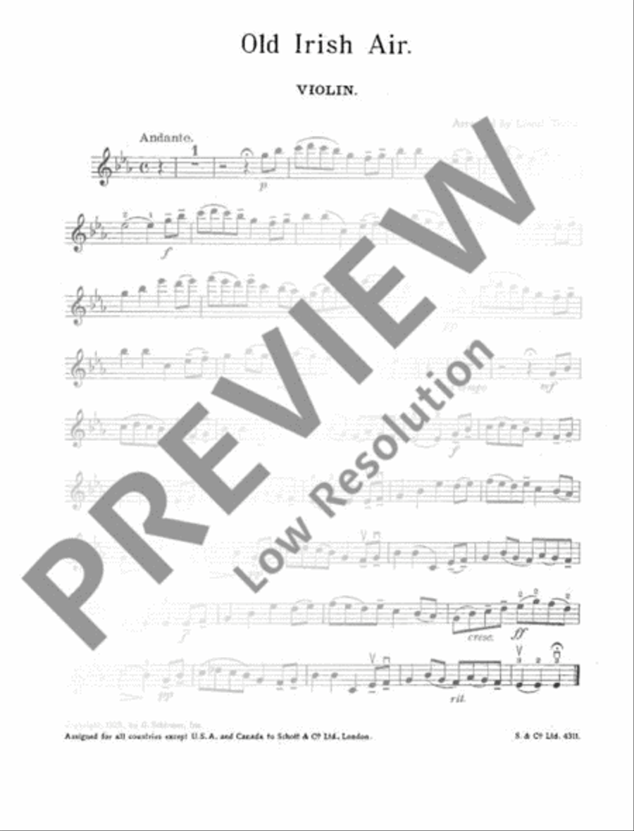 Old Irish Air Old Irish Air Viola scores gallery preview page 6