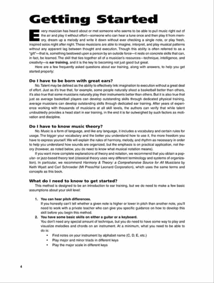 Ear Training Ear Training Collection / Songbook scores gallery preview page 3
