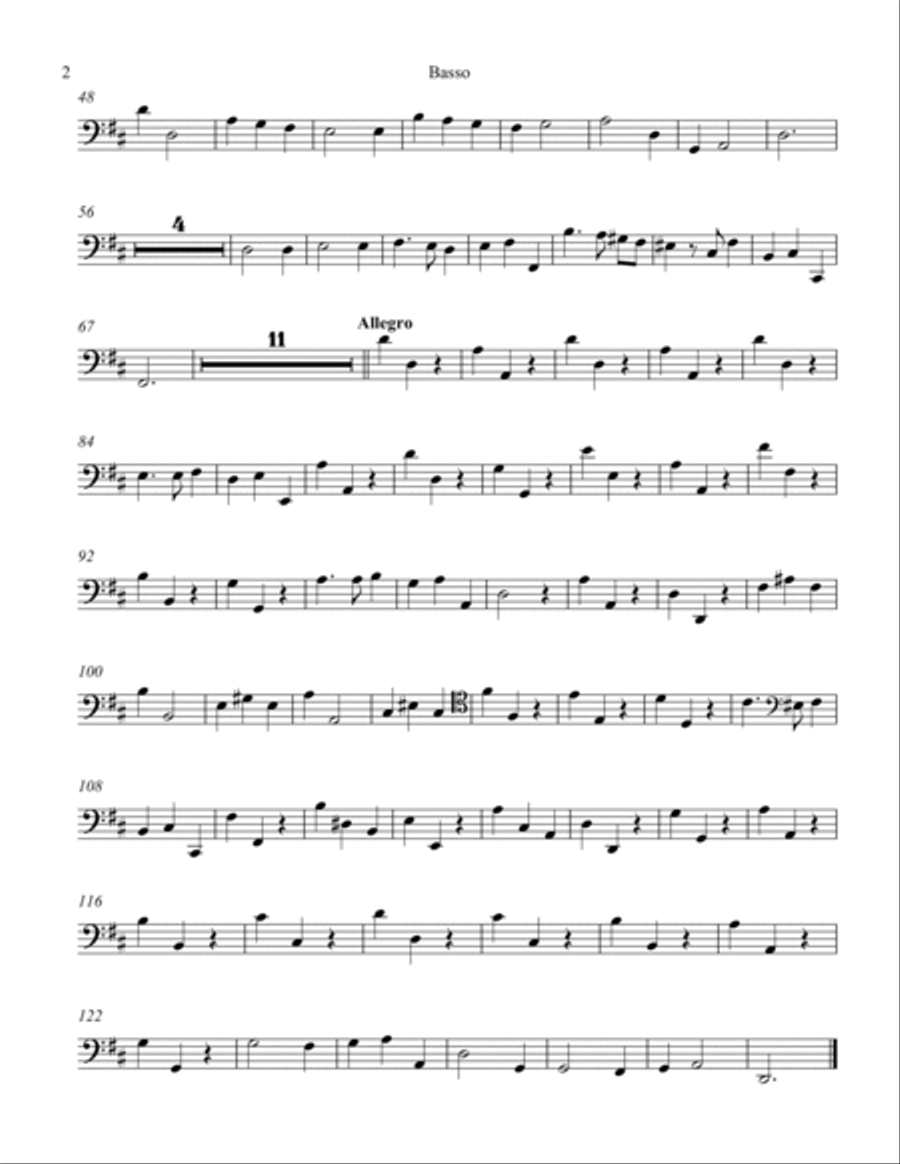 Concerto Grosso Op. 6 #1 Movement I String Orchestra scores gallery preview page 2