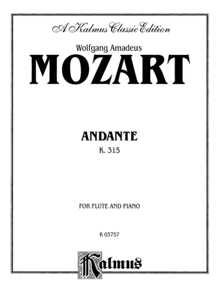 Book cover for Mozart: Andante, K. 315