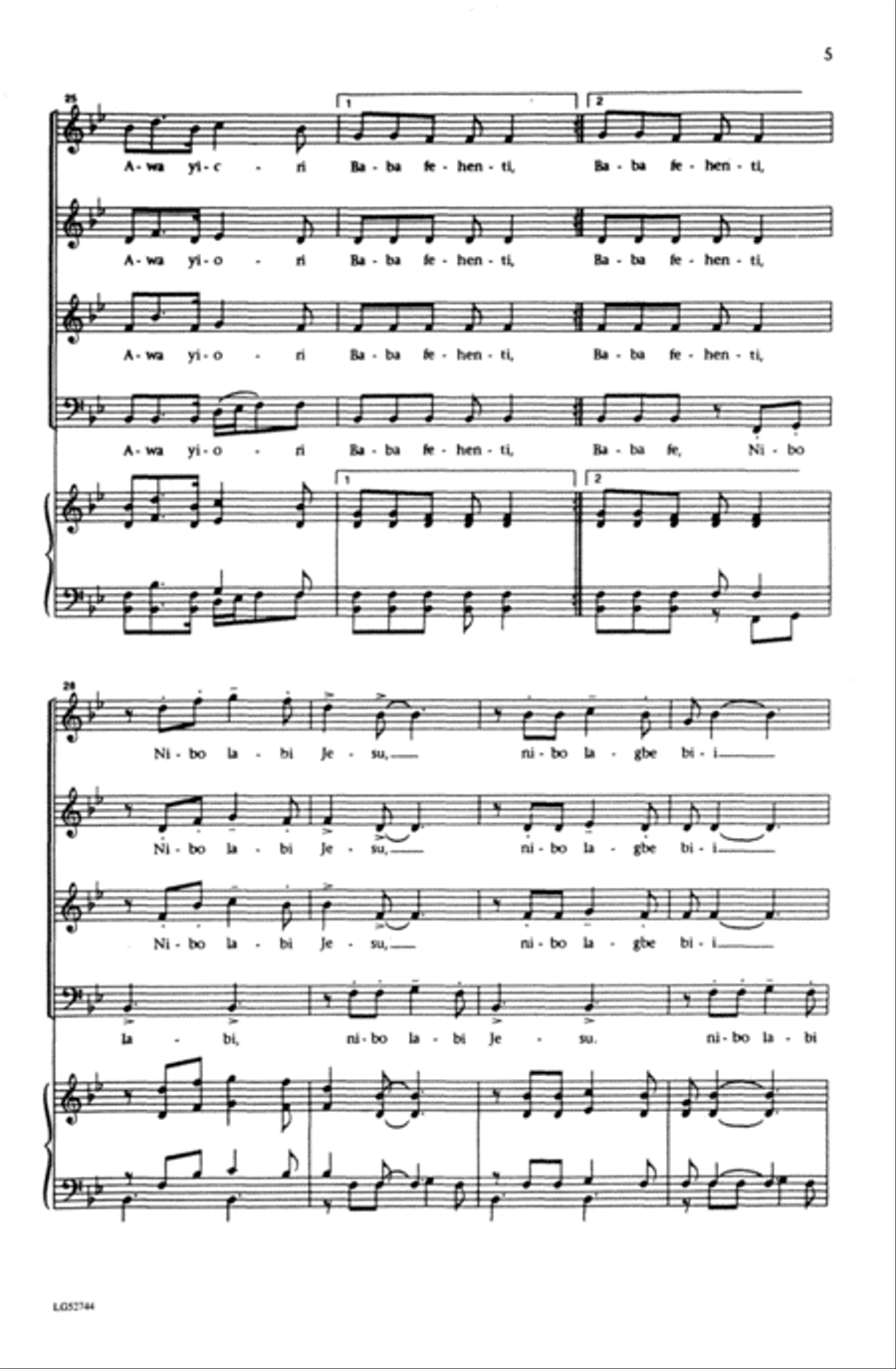 Betelehemu Choir scores gallery preview page 4