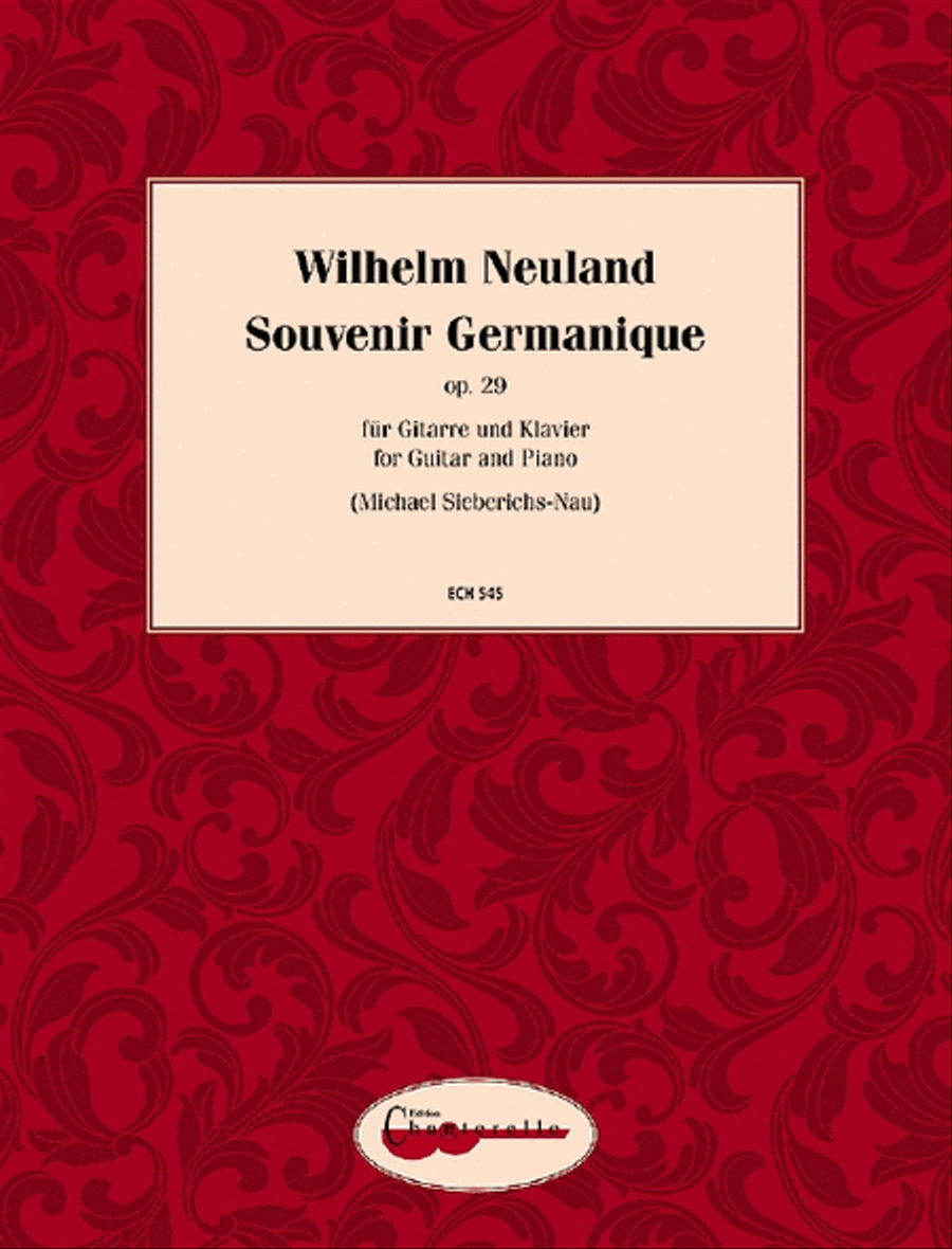 Souvenir Germanique Guitar scores gallery preview page 1