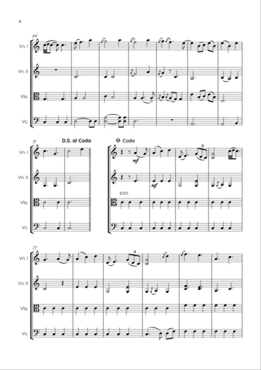 Cherry Wine Cherry Wine String Quartet scores gallery preview page 4