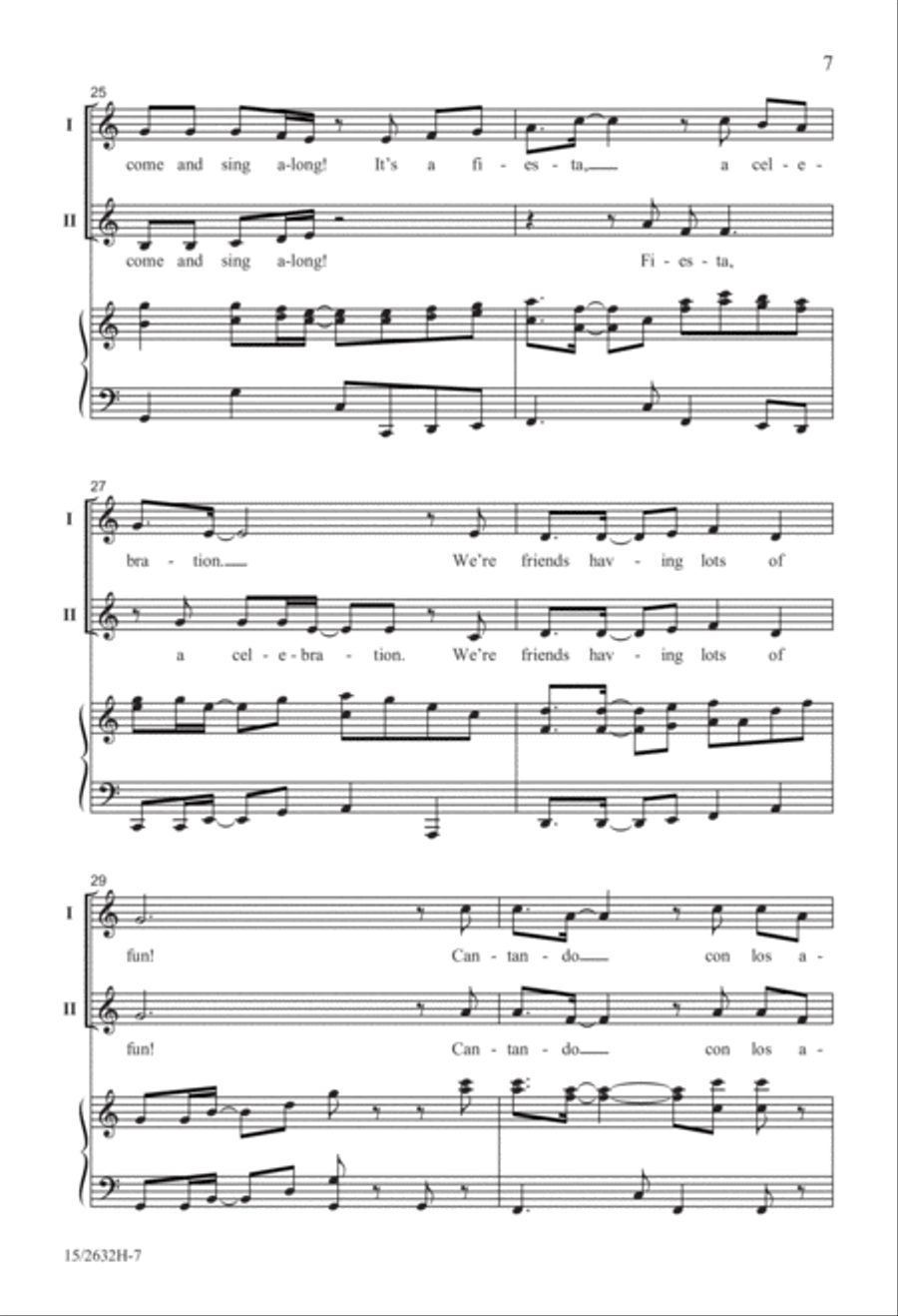 Cantando con los amigos 2-Part scores gallery preview page 8
