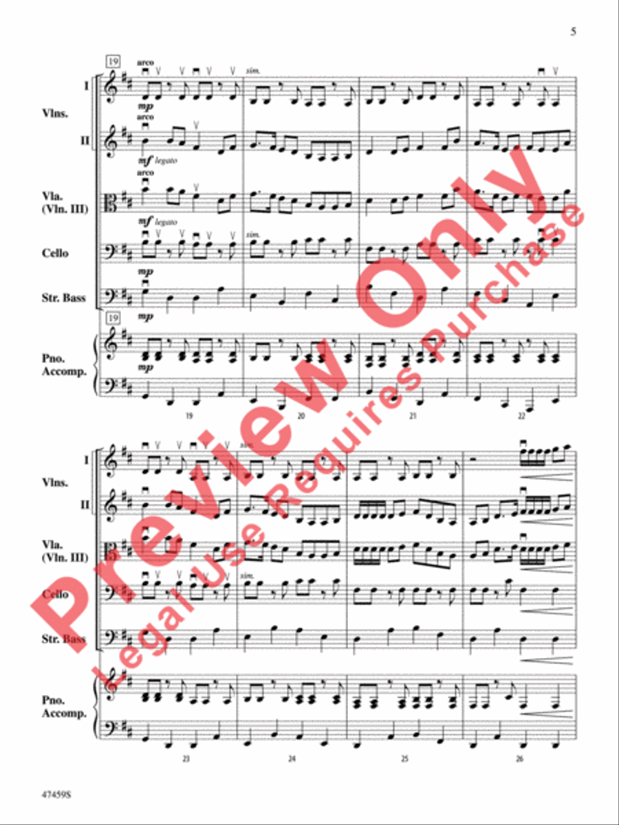 When Robins Dance String Orchestra scores gallery preview page 6