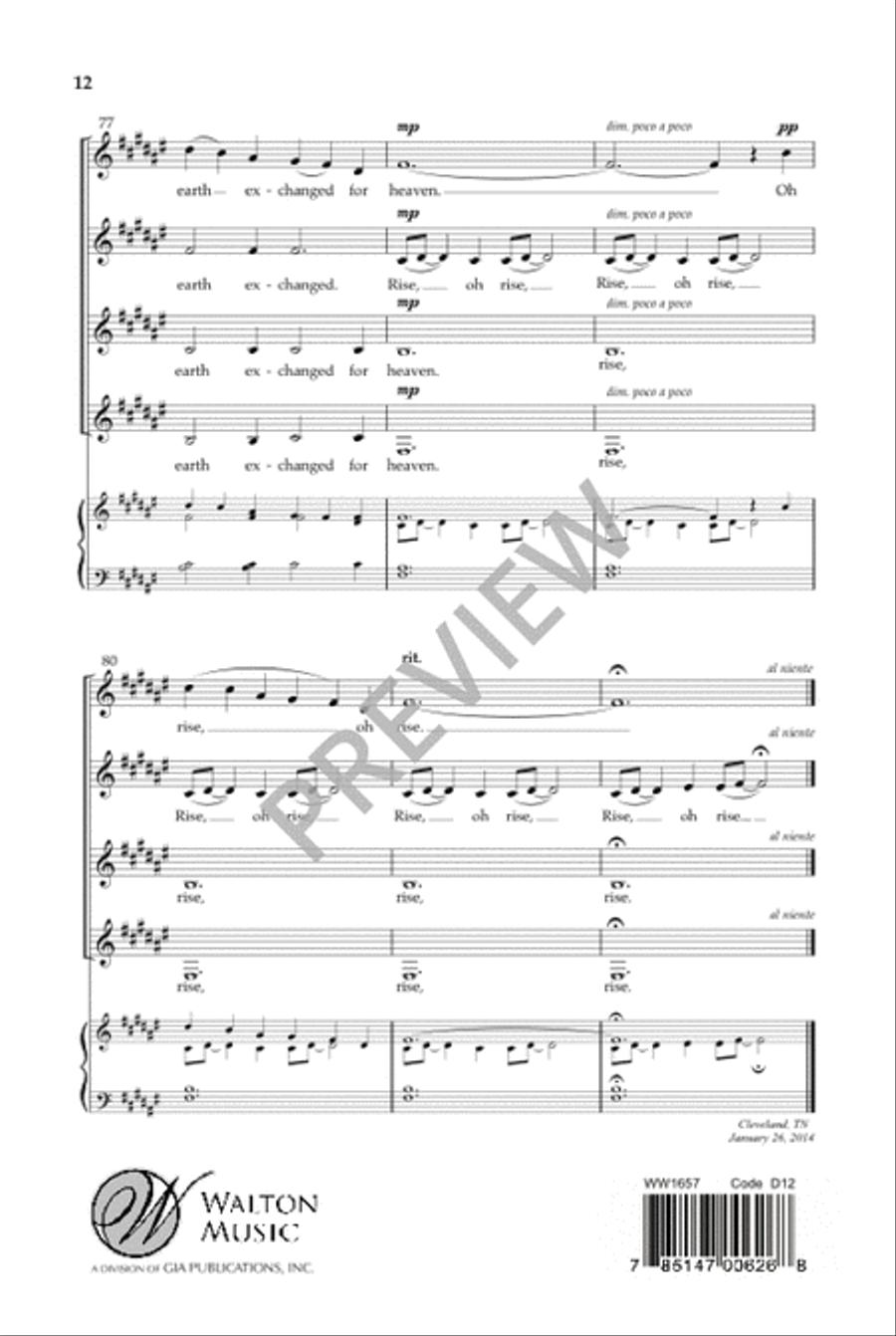 Rise, My Soul (SSAA) Rise, My Soul (SSAA) SSAA scores gallery preview page 13