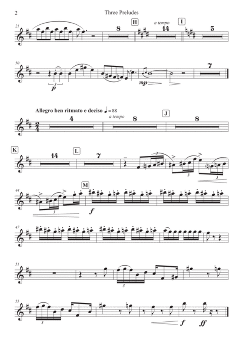 George Gershwin - Three Preludes image number null