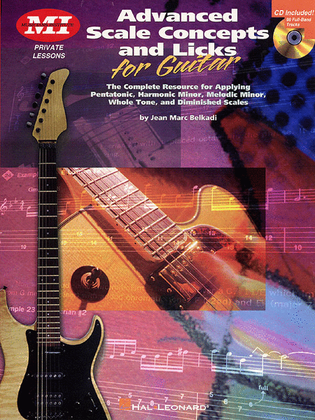 Book cover for Advanced Scale Concepts and Licks for Guitar
