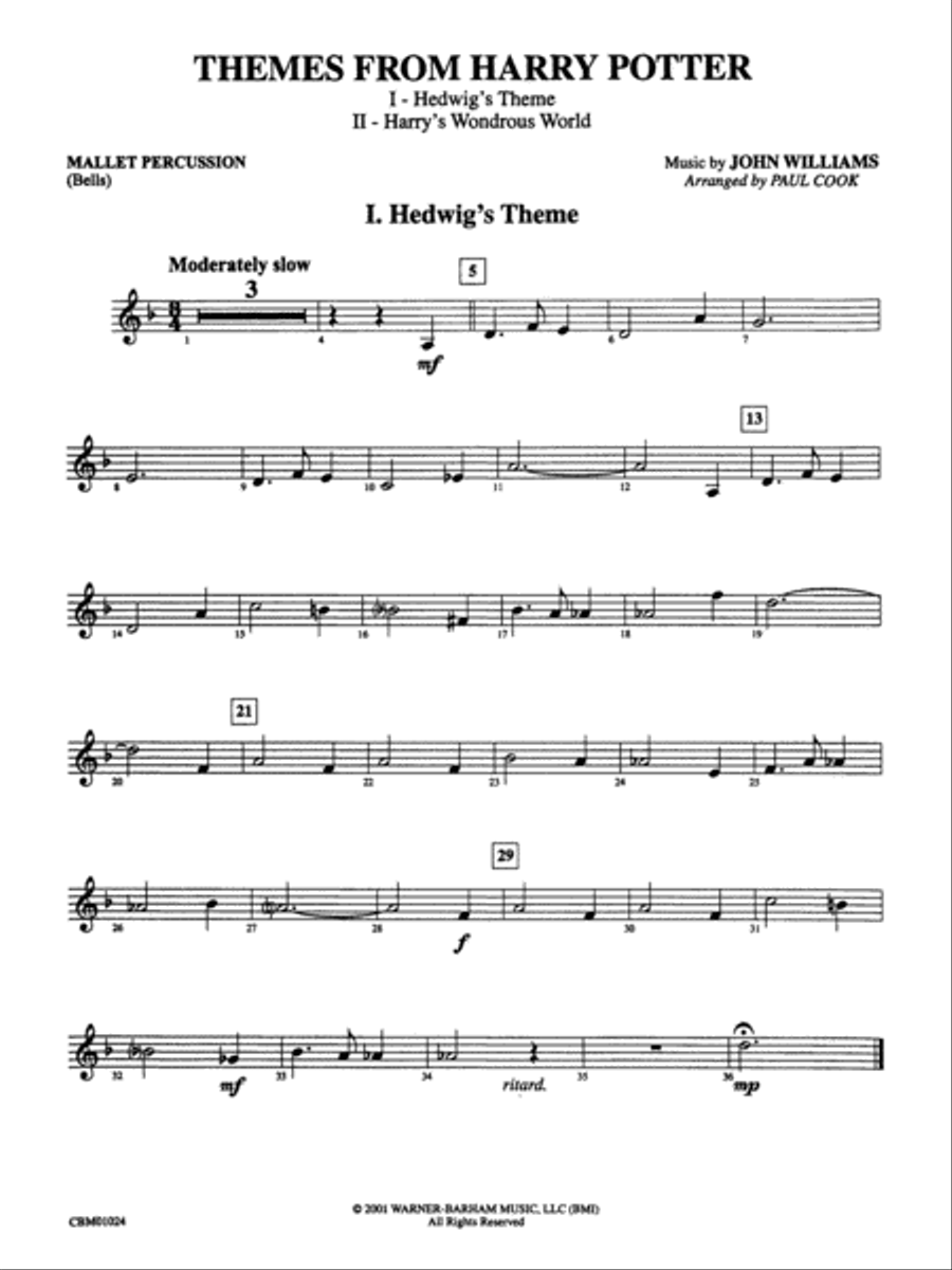 Harry Potter, Themes from: Mallets