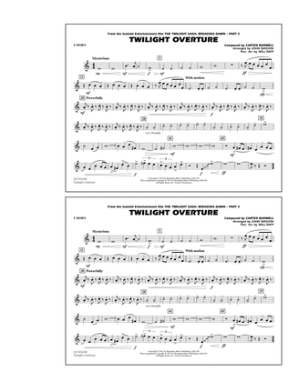 Twilight Overture - F Horn