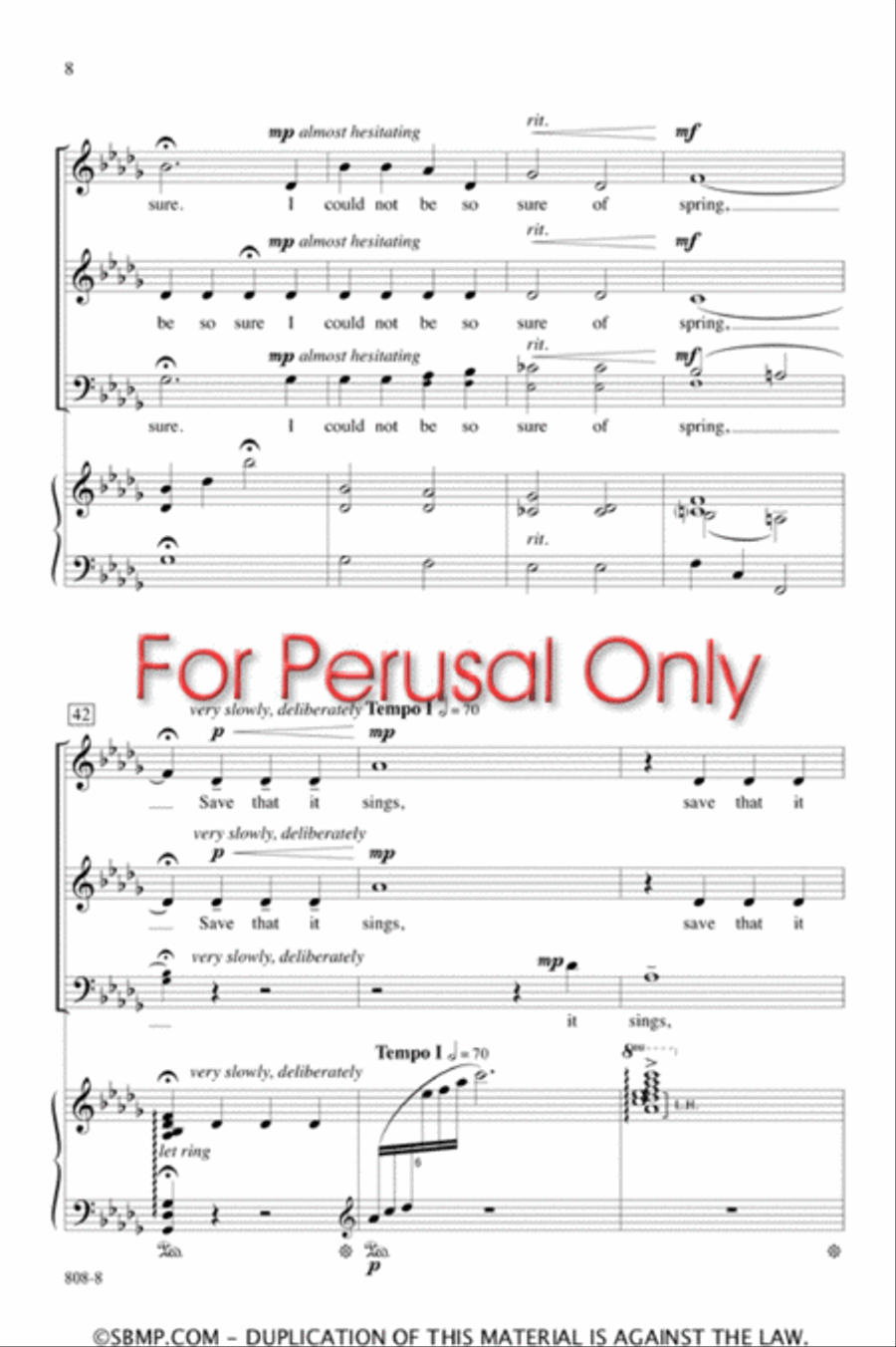 It Sings in Me - SAB Octavo 3-Part scores gallery preview page 7