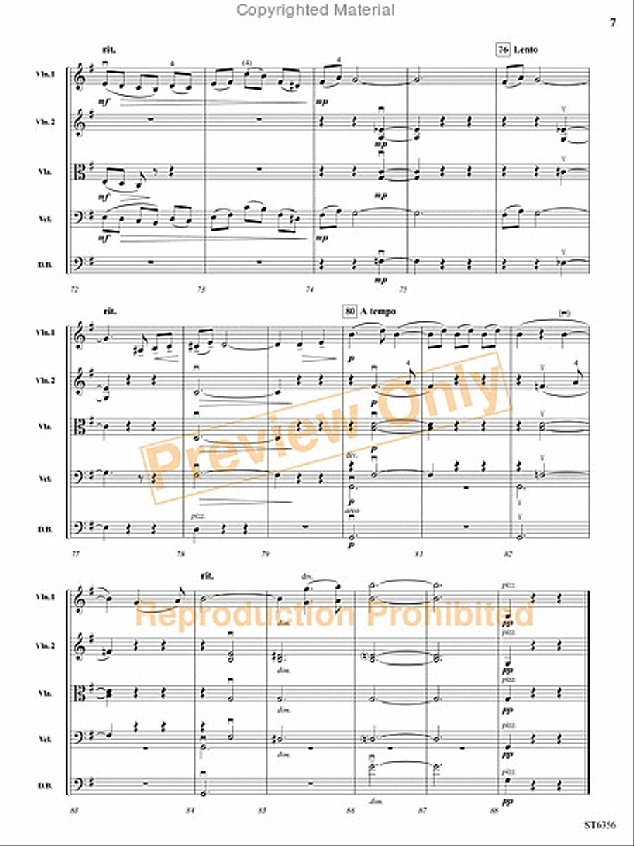 Waltz Waltz String Orchestra scores gallery preview page 8