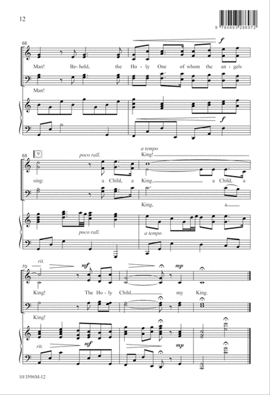 A Child, A King 4-Part scores gallery preview page 13