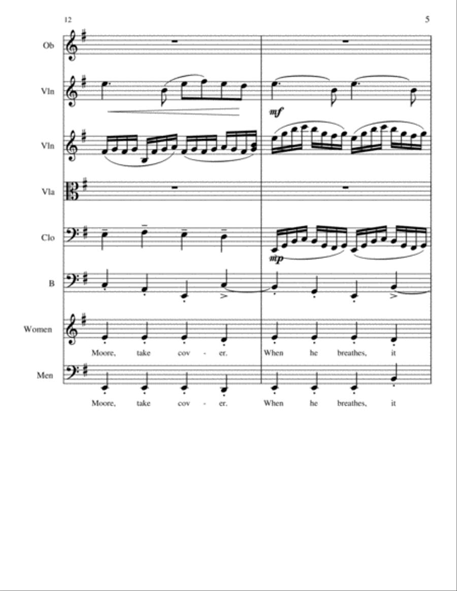 The Ring of Moore The Ring of Moore String Orchestra scores gallery preview page 5