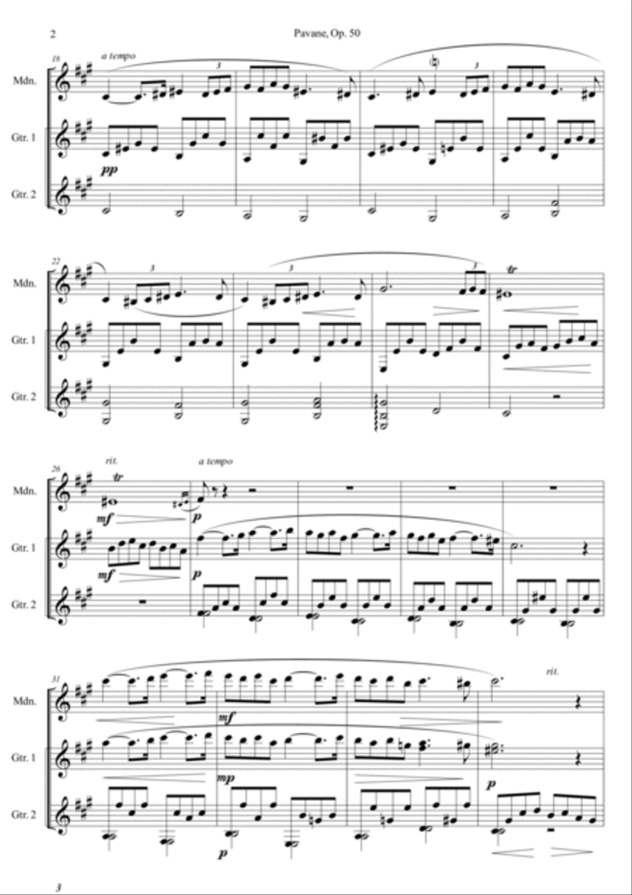 Pavane, Op. 50