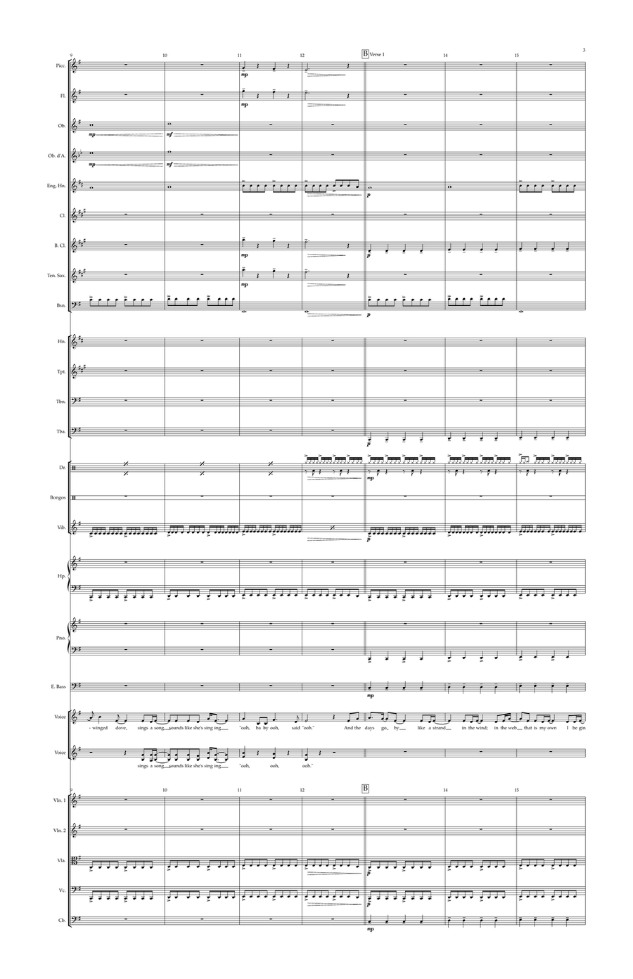 Edge Of Seventeen Full Orchestra scores gallery preview page 3