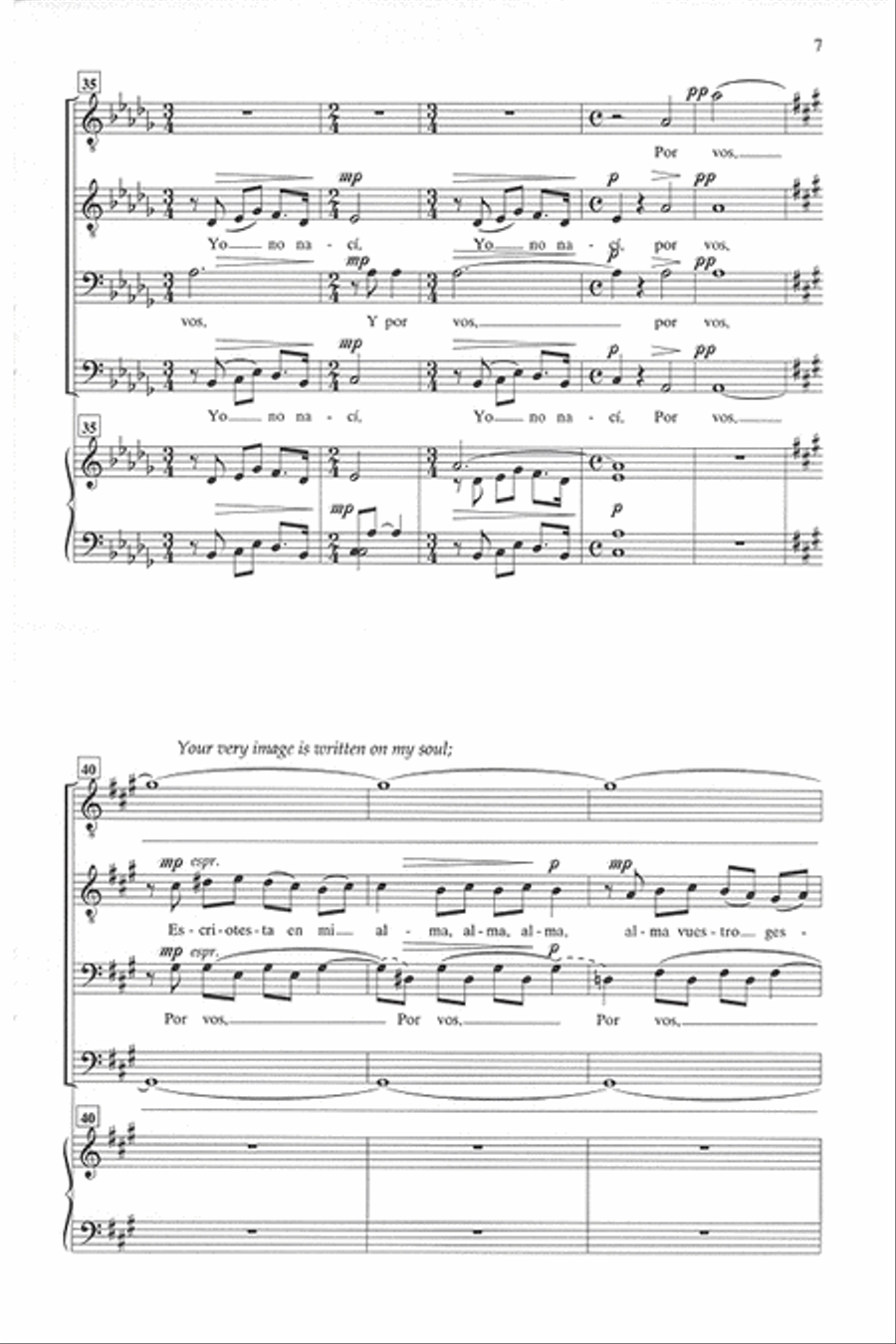 Amor de mi Alma - TTBB TTBB scores gallery preview page 6