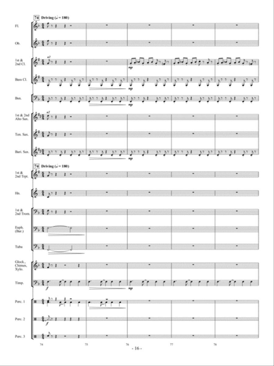 Zoom! Concert Band scores gallery preview page 15