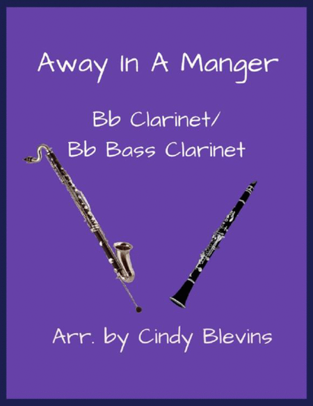 Away In A Manger, Bb Clarinet and Bb Bass Clarinet Duet image number null