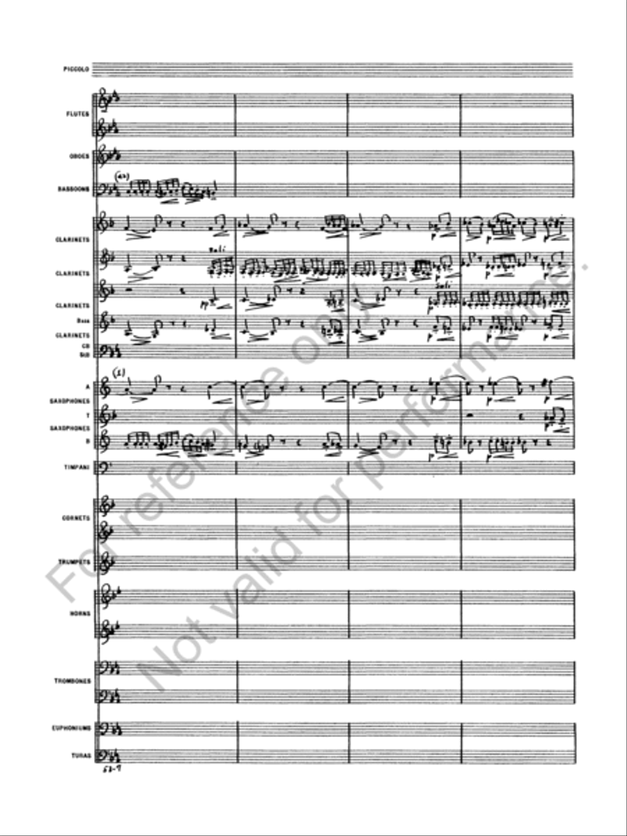 Symphony No. 6 Concert Band scores gallery preview page 9