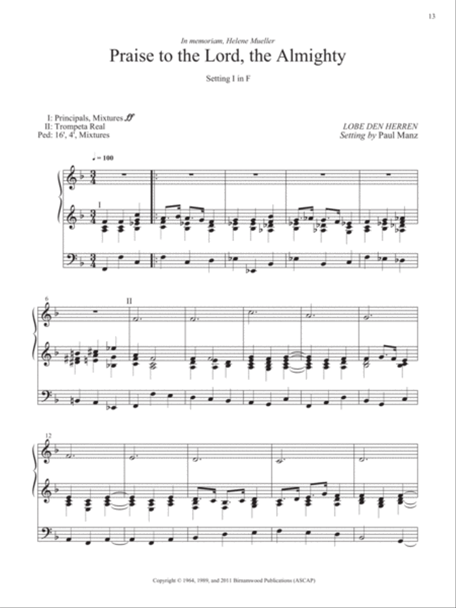 Ten Chorale Improvisations, Set 2 Organ scores gallery preview page 5
