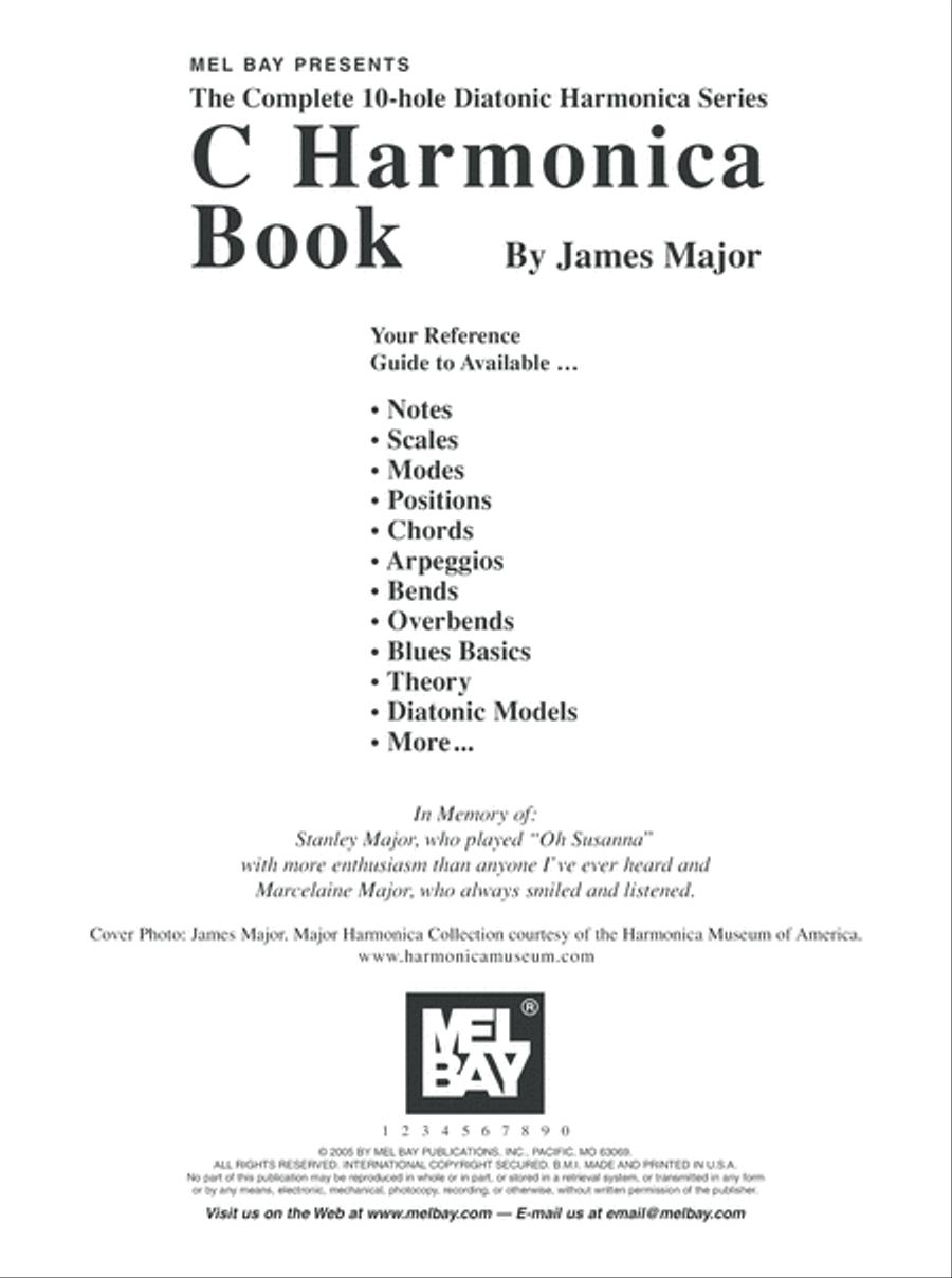 Complete 10-Hole Diatonic Harmonica Series: C Harmonica Book Harmonica scores gallery preview page 2