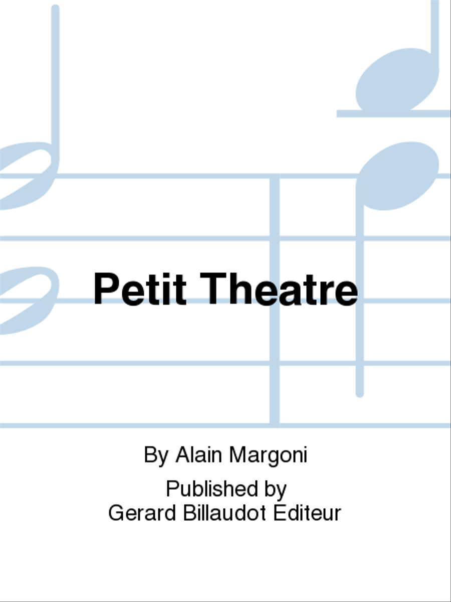 Petit Theatre Petit Theatre Piano scores gallery preview page 1