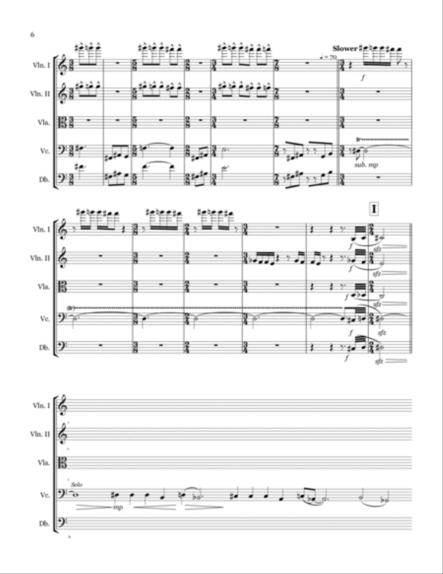 String Symphony No. 1 String Orchestra scores gallery preview page 6