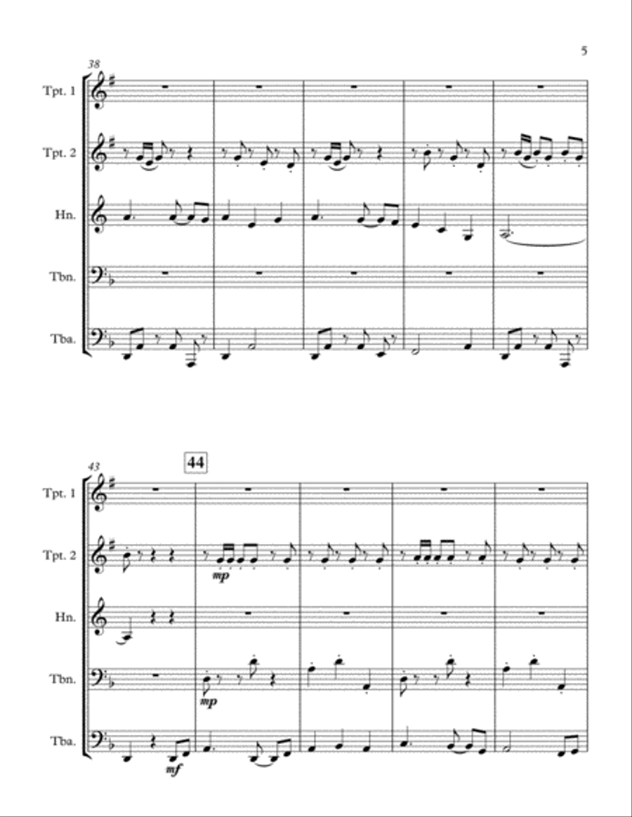 Man Of La Mancha (reprise) School and Community scores gallery preview page 5