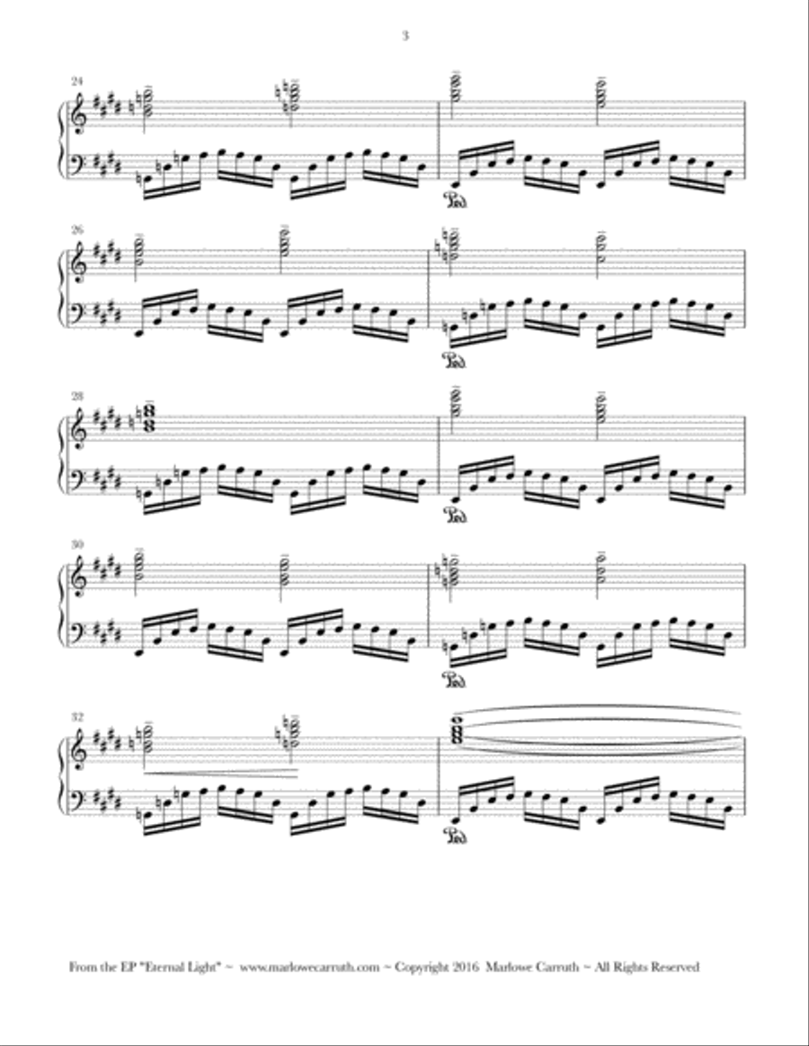 Cosmos Piano Solo scores gallery preview page 3