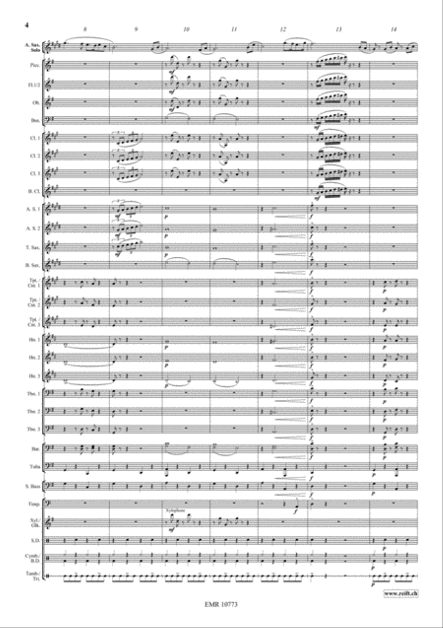 Concerto Piccolo Concerto Piccolo Concert Band scores gallery preview page 4