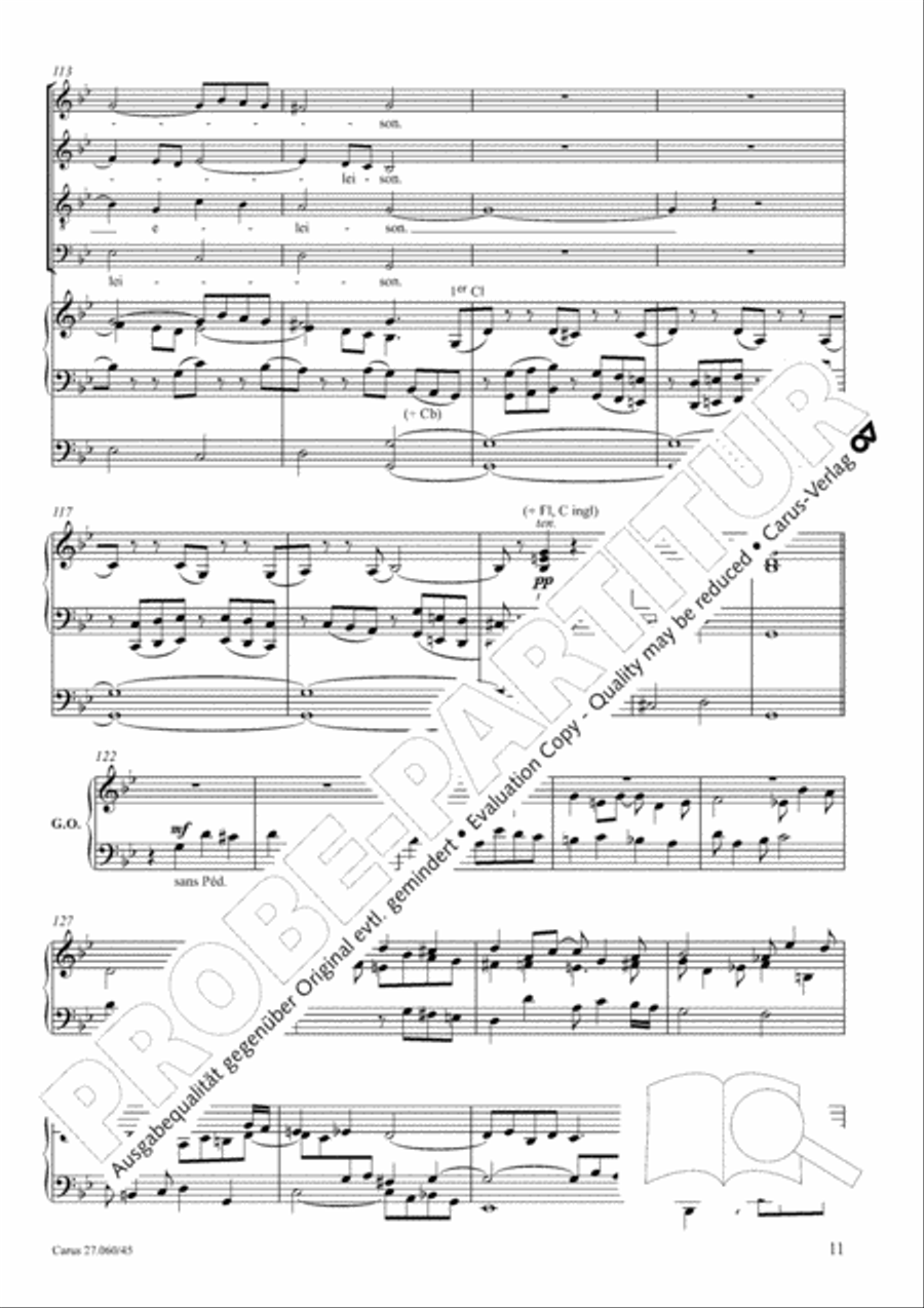Messe a quatre voix 4-Part scores gallery preview page 12